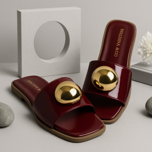 Sandalias Monaco Burgundy